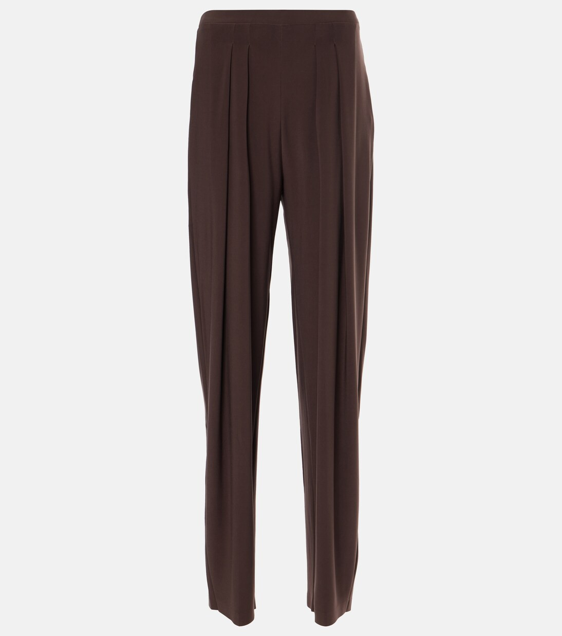 Pleated high-rise tapered pants | Mytheresa (US/CA)