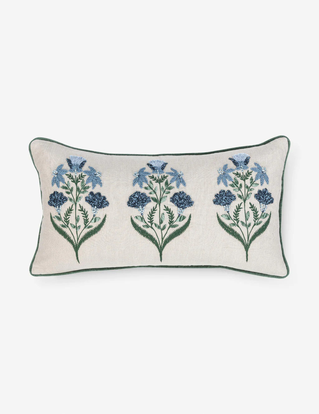 Lorraine Embroidered Pillow | Lulu and Georgia 