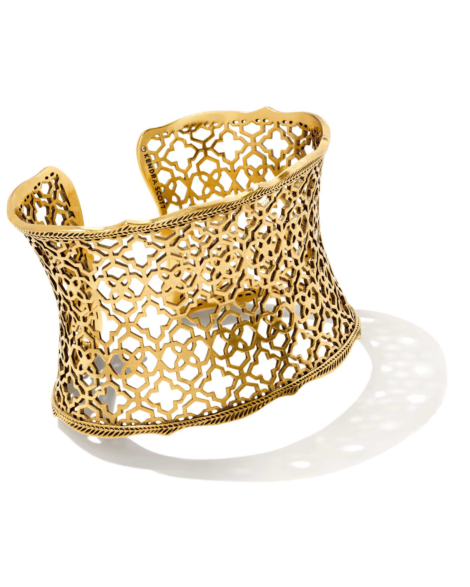 Candice Statement Cuff Bracelet in Vintage Gold | Kendra Scott