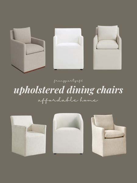 Affordable upholstered dining chairs

#LTKsalealert #LTKstyletip #LTKhome