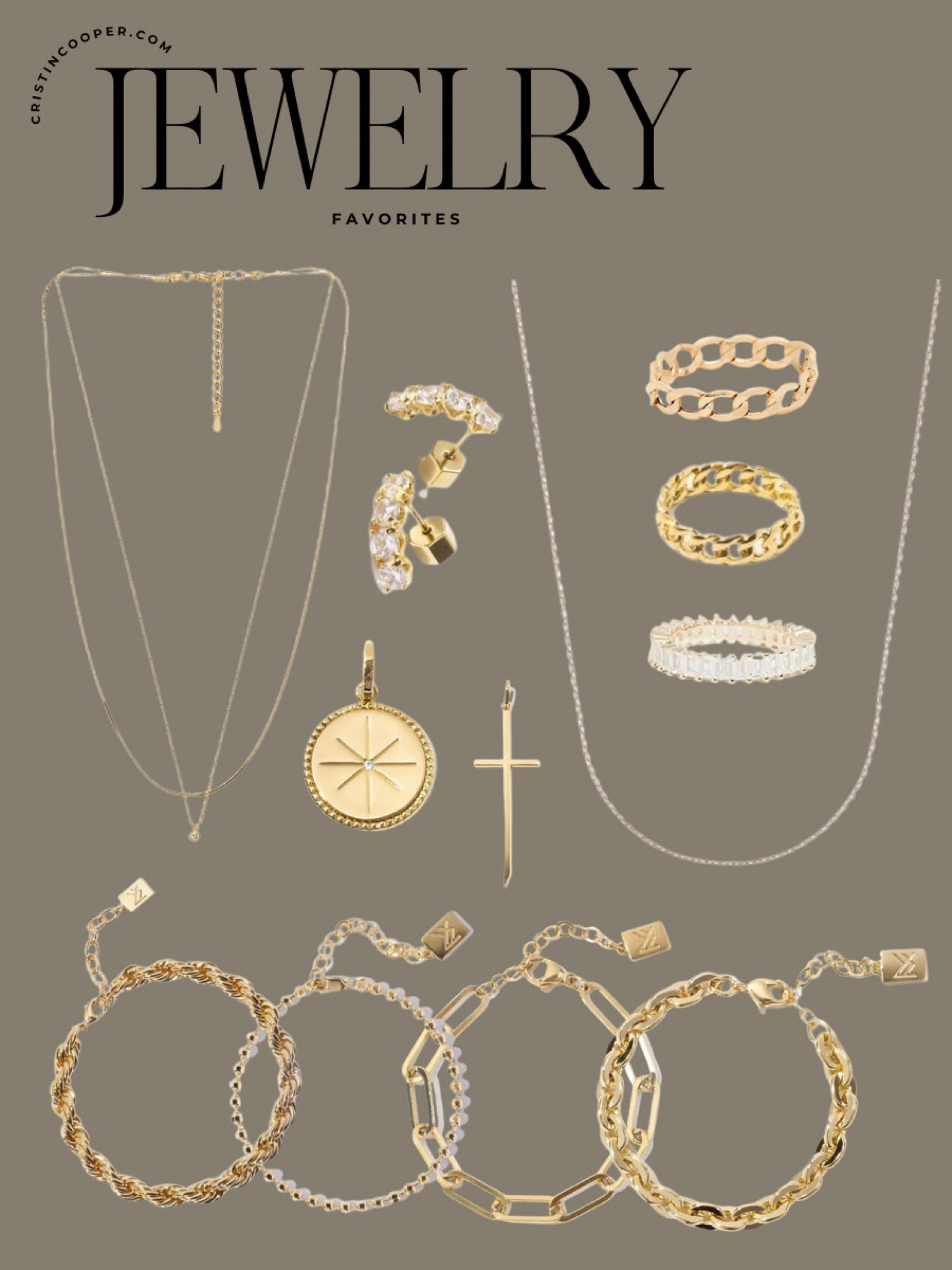 Favorite Jewelry Pieces

Miranda Frye Jewelry — 10% off and free US shipping with code CRISTIN

Erin Bracelet // Thin Baguette Eternity Band // Cross Charm // Sophie Chain // Somewhere, Lately Bracelet // Rowen Ring // London Bracelet // Reese Charm // Sloane Bracelet // Ansley Studs // Lightweight Havana Chain Ring // Five and Two Madison Necklace in Gold

For more finds head to cristincooper.com 

#LTKstyletip