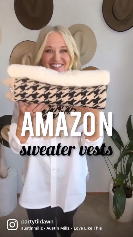 Amazon Sweater vests!!

#LTKSeasonal #LTKunder50 #LTKstyletip