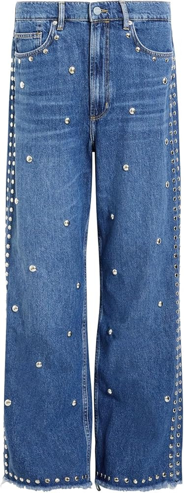 AllSaints Women's Blake Stud Jean | Amazon (US)