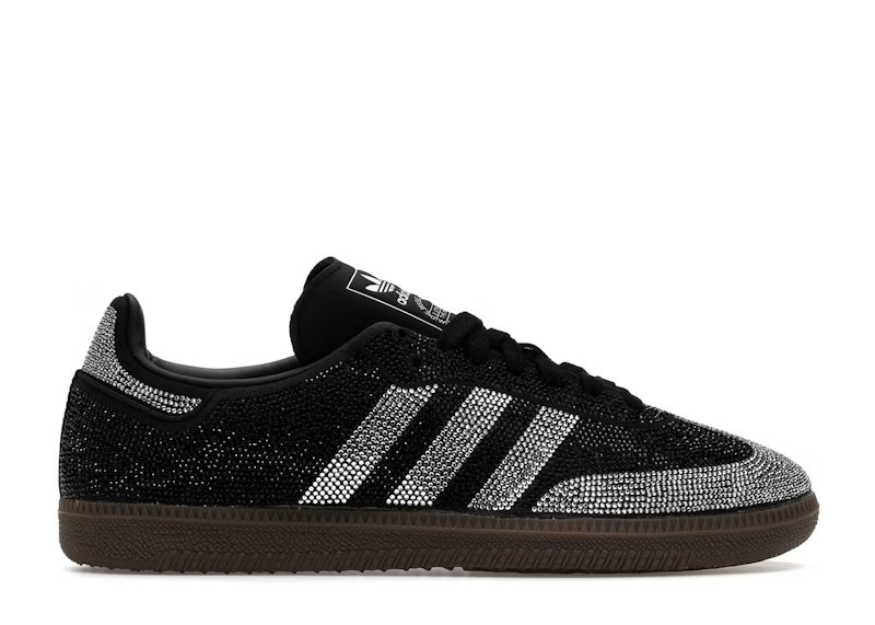 Adidas Samba OG Rhinestone Black Silver (Women's) Sneakers in Core Black/Dark Gum | StockX
