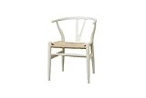Baxton Studio Wood Wishbone Y Chair, Ivory | Amazon (US)