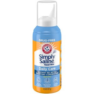 Arm & Hammer Simply Saline Nasal Care Daily Mist, 4.5 OZ | CVS Health