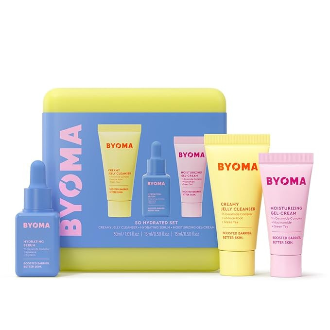 BYOMA So Hydrating Set - Barrier Repair Skincare Set - Creamy Jelly Cleanser, Hydrating Face Seru... | Amazon (US)