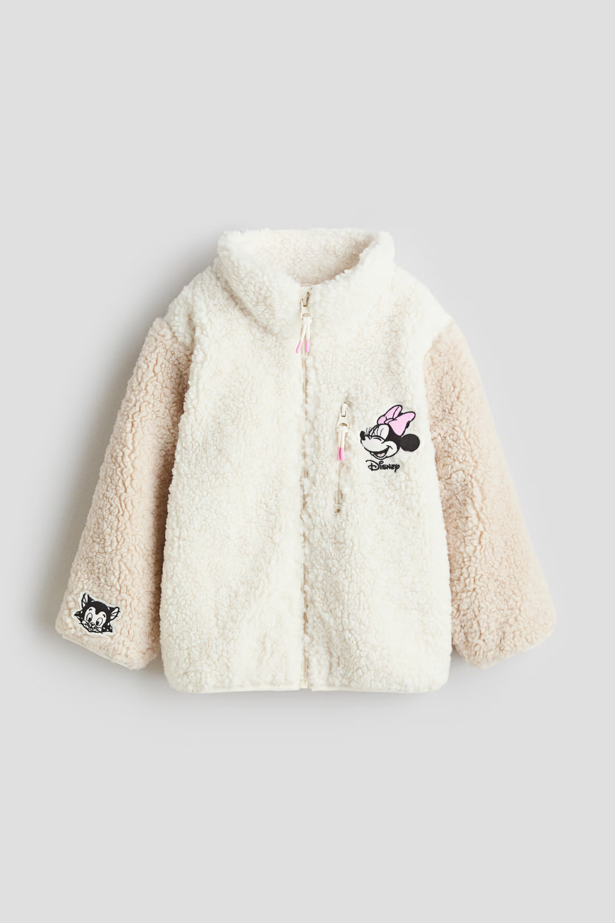 Appliquéd Teddy Fleece Jacket | H&M (US + CA)