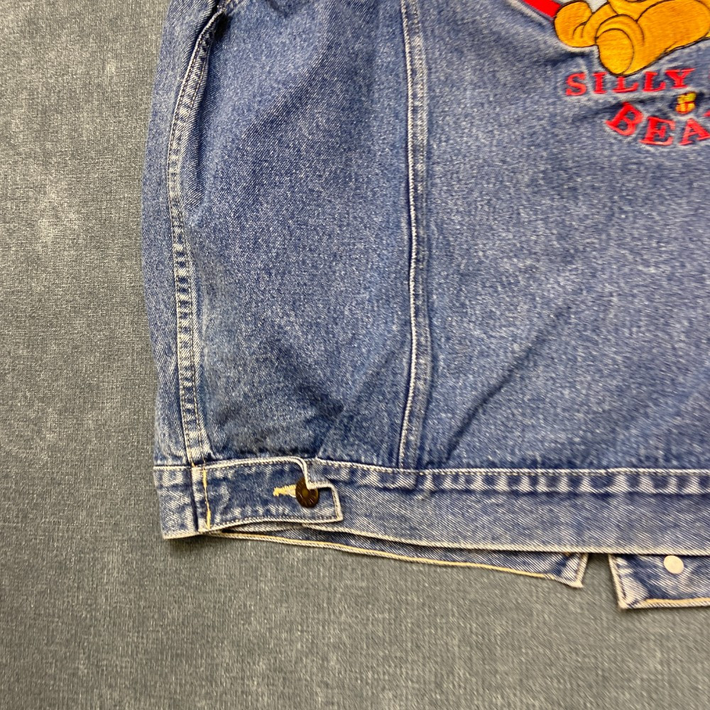 VTG The Disney Store Winnie The Pooh Trucker Vest Mens Large Blue Denim | eBay | eBay US