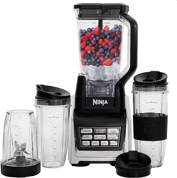 Nutri Ninja BL642 Personal and Countertop Blender with 1200-Watt Auto-iQ Base, 72-Ounce Pitcher, ... | Amazon (US)
