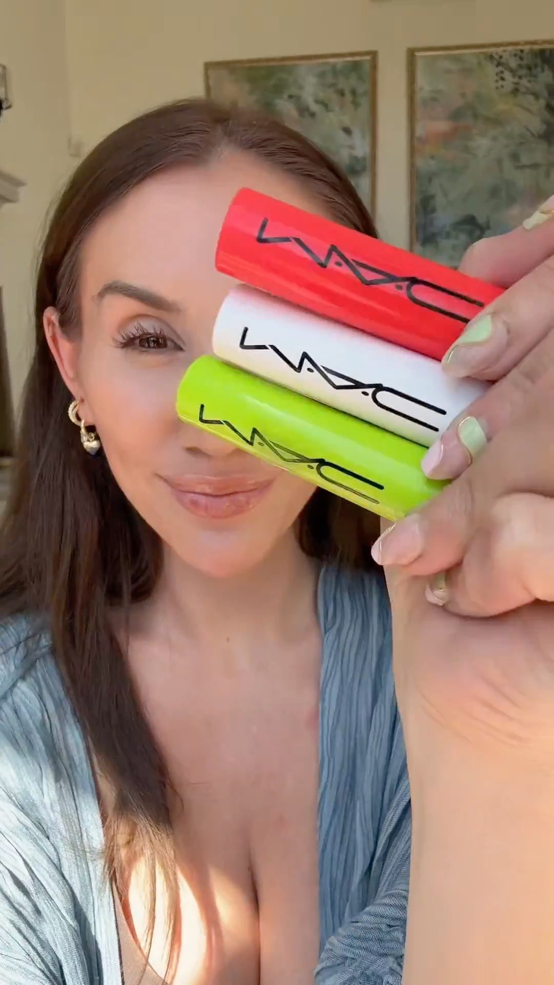 a plumping lip gloss stick that's not sticky — that's what the mac squirt is and i genuinely cannot put it down. ginger root and capsicum for the tingle and the plump, shea butter coconut and avocado oil so your lips are nourished and glassy all day. i'm wearing three shades — squirt, heat sensor and clear — and each one looks completely different on my lips.

#mac #lipgloss #plumpinglipgloss #glossylips #lipmakeup
mac squirt lip gloss stick, plumping lip gloss stick, non sticky lip gloss, mac lip gloss, tingly lip plumper, glassy lip gloss, nourishing lip gloss, lip plumper gloss stick, mac cosmetics lip, shea butter lip gloss 

 #LTKBeauty