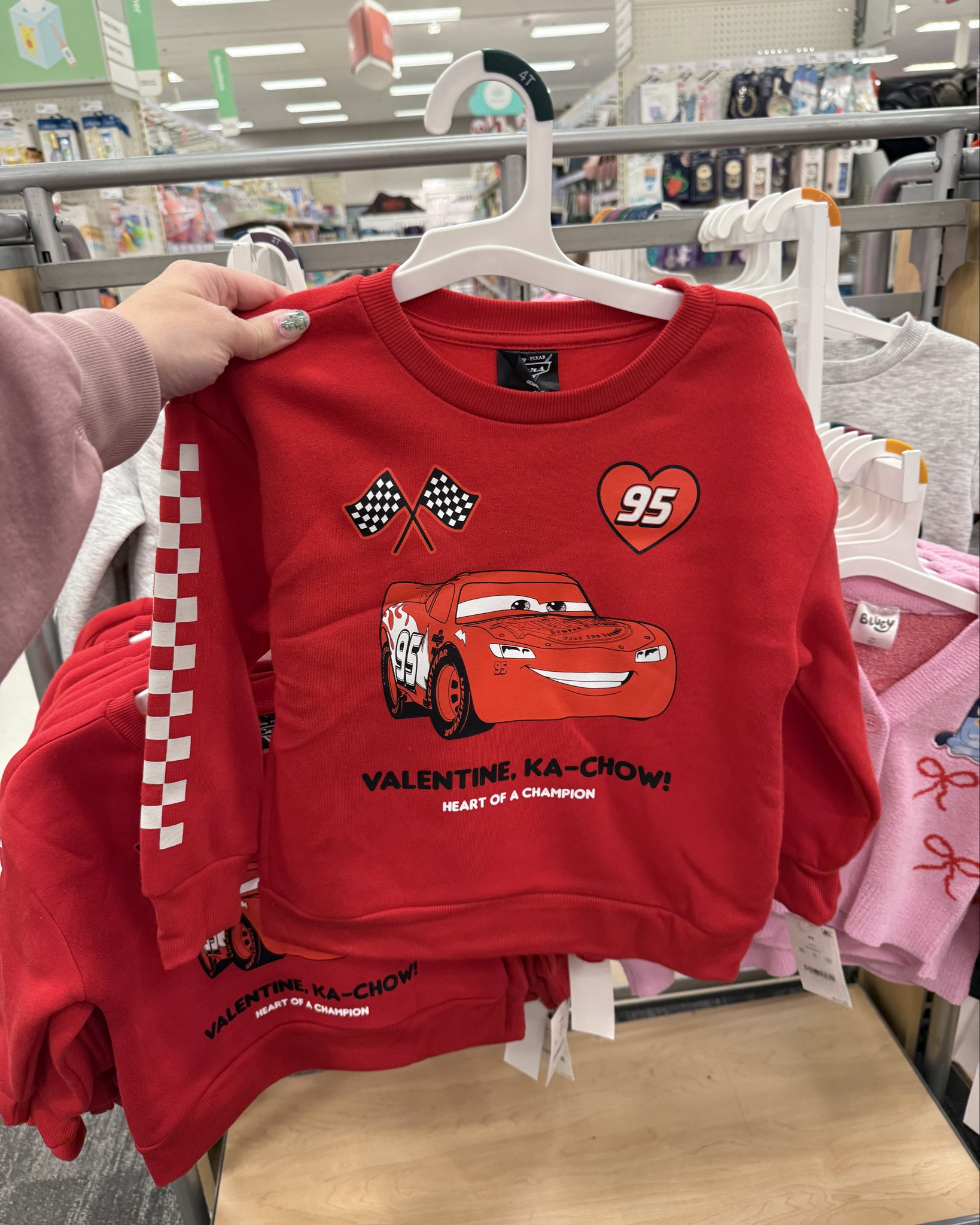 Cutest new Valentine’s Day clothes for kids. Pixar cars Valentine’s Day sweatshirt and bluey 🥰🥰

From Target


#target #valentinesday

#LTKBaby #LTKKids #LTKmomlife