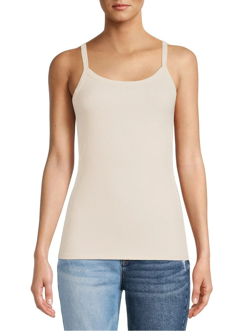 No Boundaries Rib Cami Top, 1 or 5-Pack, Women's | Walmart (US)