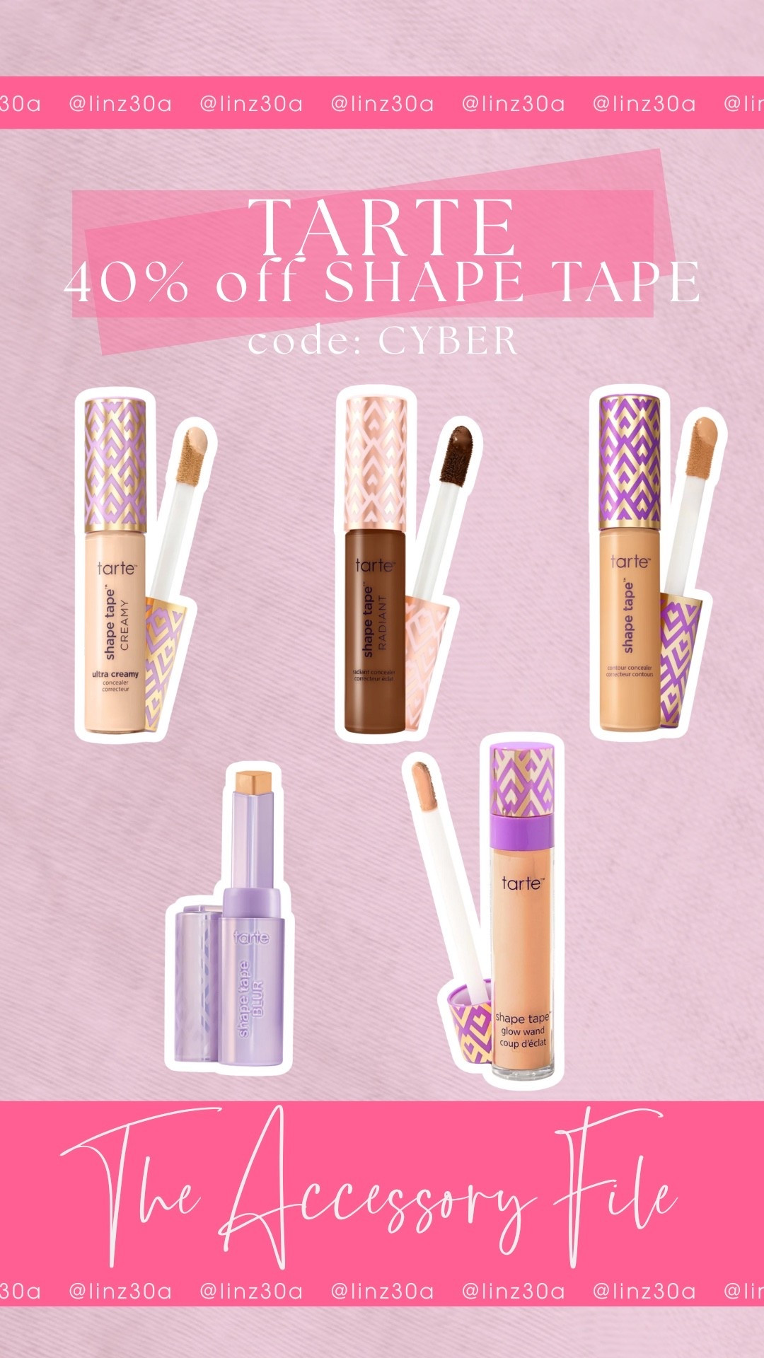 40% off Tarte Shape Tape concealers - code: CYBER

#LTKCyberWeek #LTKBeauty #LTKSaleAlert