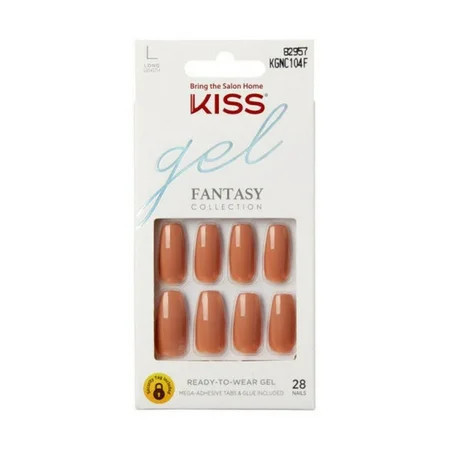KISS Gel Fantasy Ready-to-Wear Gel Nails - Here with me | Walmart (US)
