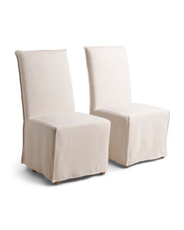 Set Of 2 Sofia Skirted Chairs | TJ Maxx