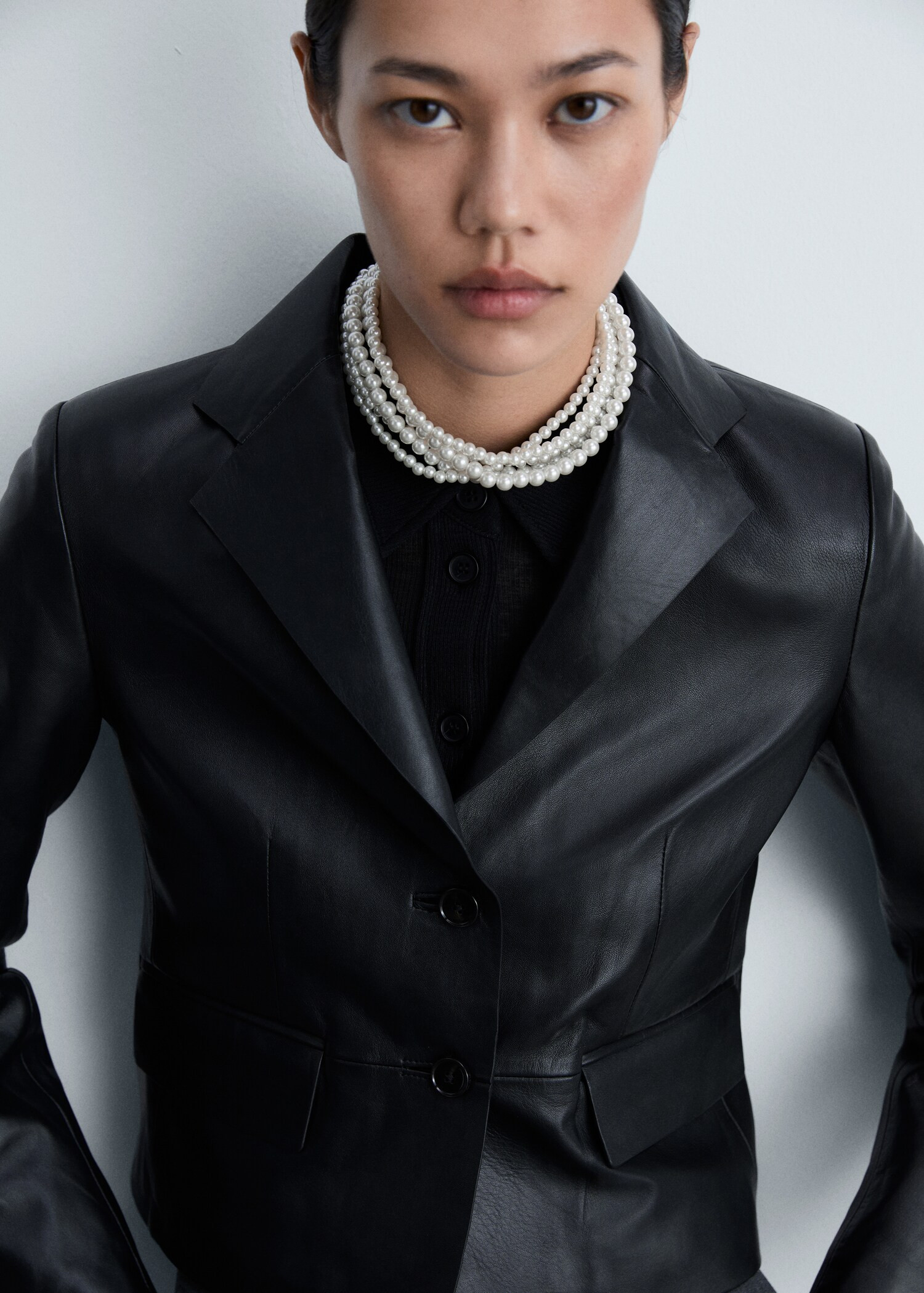 Multiple-strand pearl necklace - Women | MANGO United Kingdom | MANGO (UK)