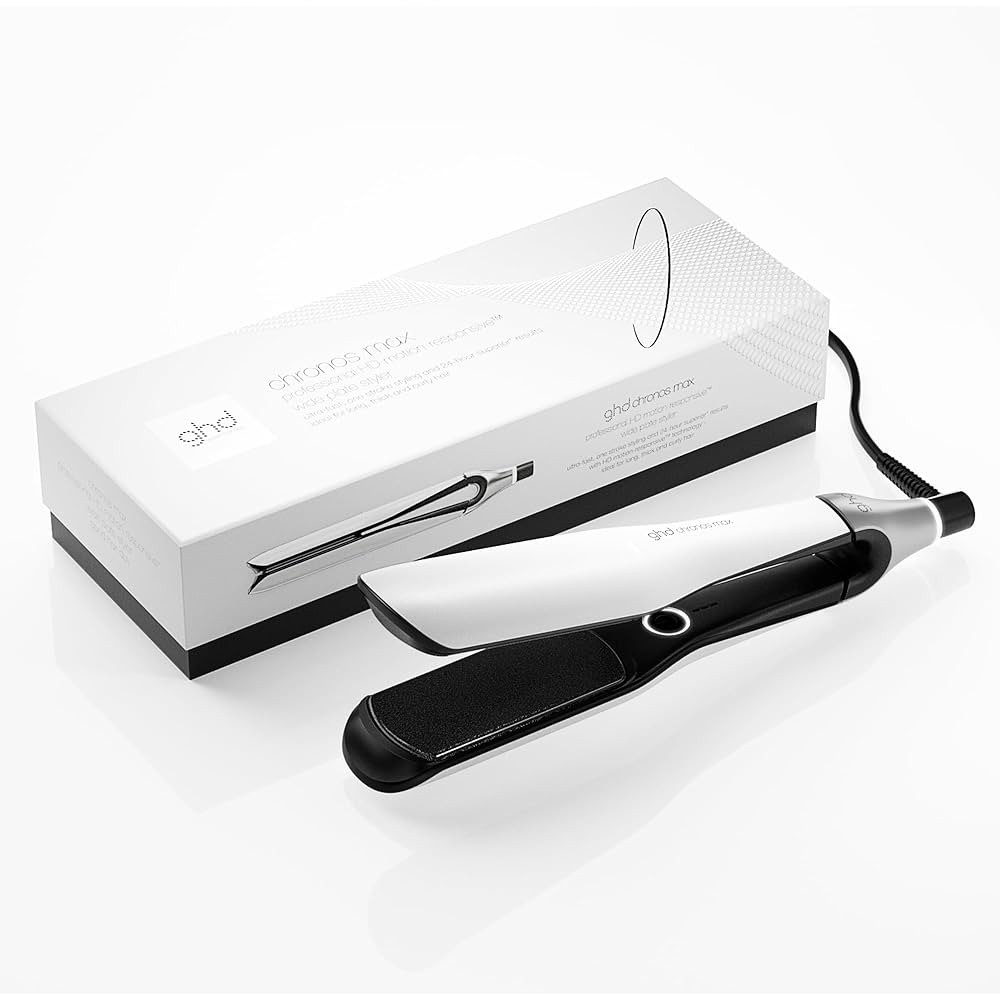 ghd Chronos Max - Wide Plate Hair Straighteners, 3X Faster Hair Styling in One Stroke for 90% Mor... | Amazon (UK)