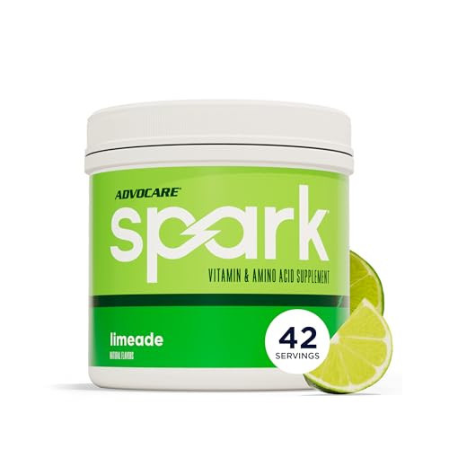 AdvoCare Spark - Energy Drink Mix - Vitamin & Amino Acid Supplement - Supports Energy & Focus - Portable Immune Support - Sugar-Free - Limeade (10.5 oz) | Amazon (US)