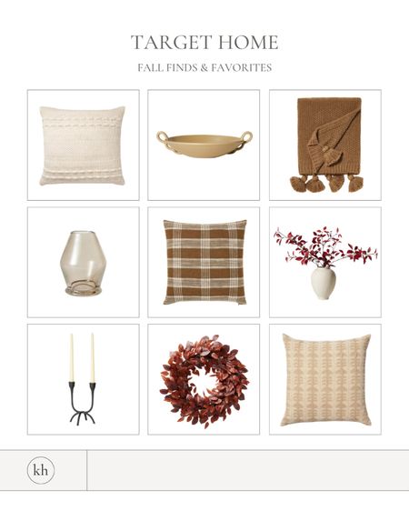 How beautiful are the colors of these Target fall home finds? I absolutely love this red color with the warm browns and soft whites! These pieces are mainly from the most recent Studio McGee collection and are affordable, and beautiful pieces to style your home for the season! 

#LTKSeasonal #LTKstyletip #LTKhome