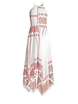 Joie Women's Milanira Halter Maxi Dress - Porcelain - Size 2 | Saks Fifth Avenue
