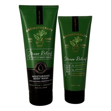 Eucalyptus Spearmint Bundle (Body Wash and Cream) Aromatherapy Stress Relief | Walmart (US)