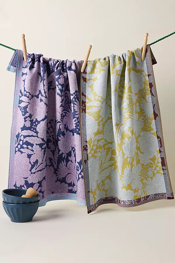 Camila Jacquard Dish Towels, Set of 2 | Anthropologie (US)