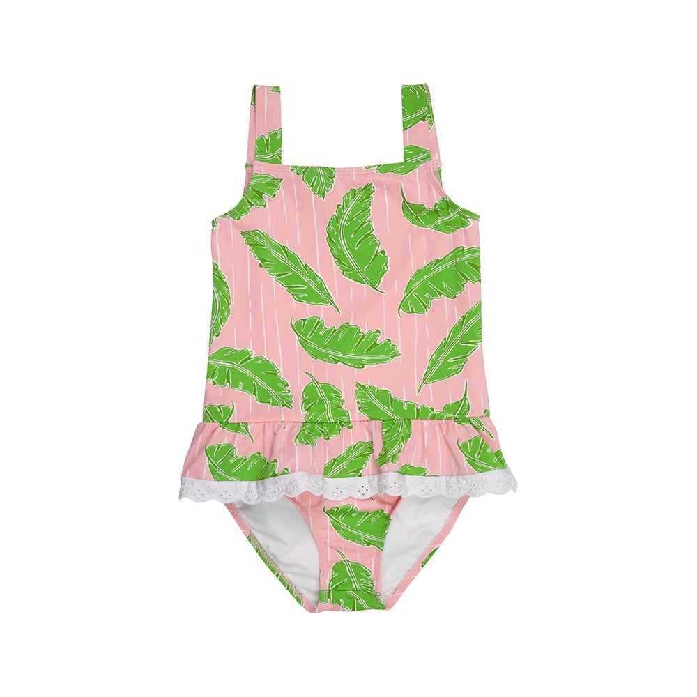 Grace Bay Bathing Suit - Colony Camouflage with Worth Avenue White Eyelet | The Beaufort Bonnet Company