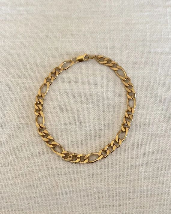 Figaro Chain Bracelet, Gold Filled Bracelet, Bracelet Stack, Gold Stacking Bracelets, Stackable B... | Etsy (US)