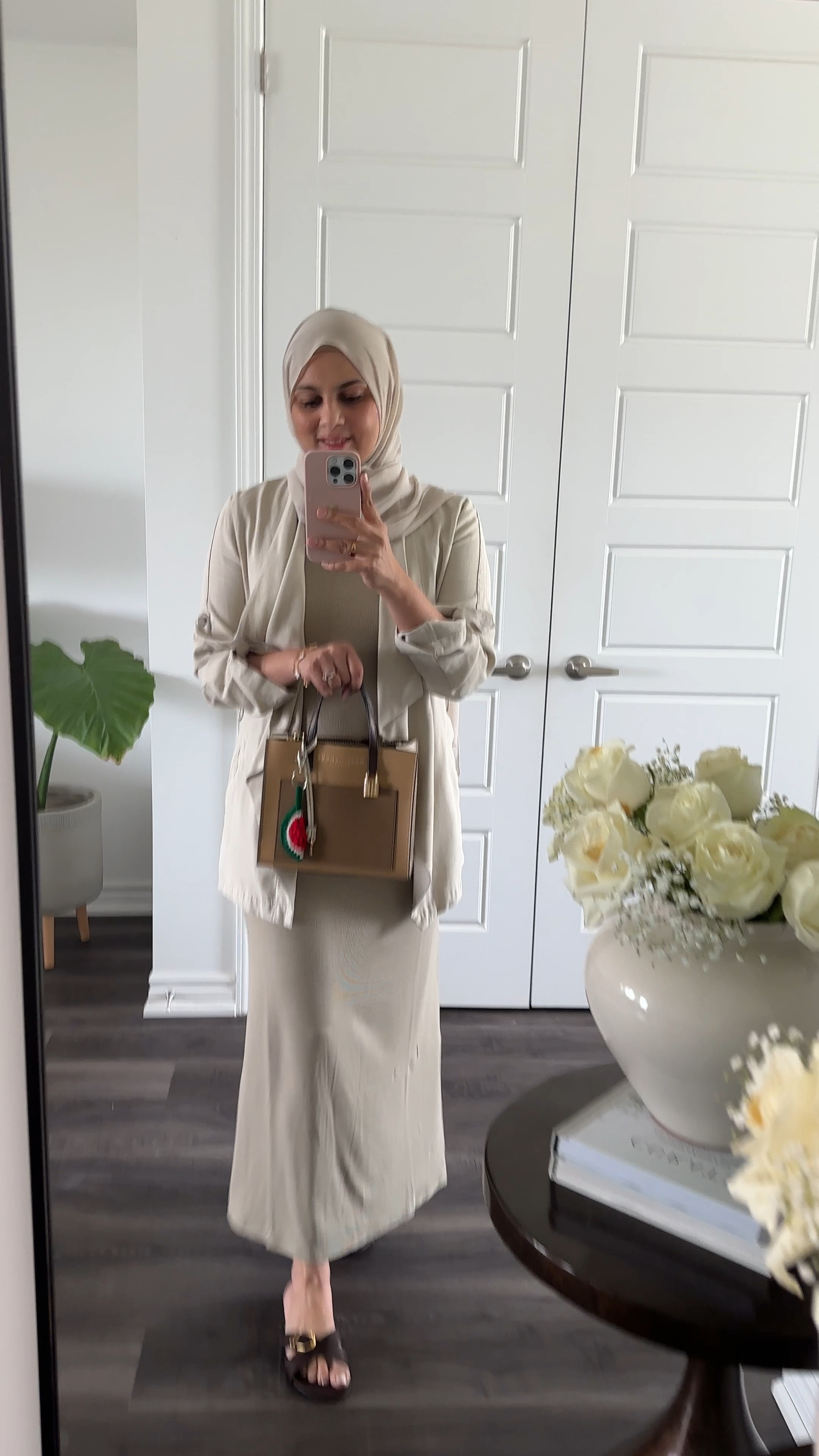 This sleeveless dress can easily be paired with a light jacket to make it modest . I sized up for a more modest fit as the material is a bit clingy . 

#LTKsummer #LTKmodest #LTKstyletip