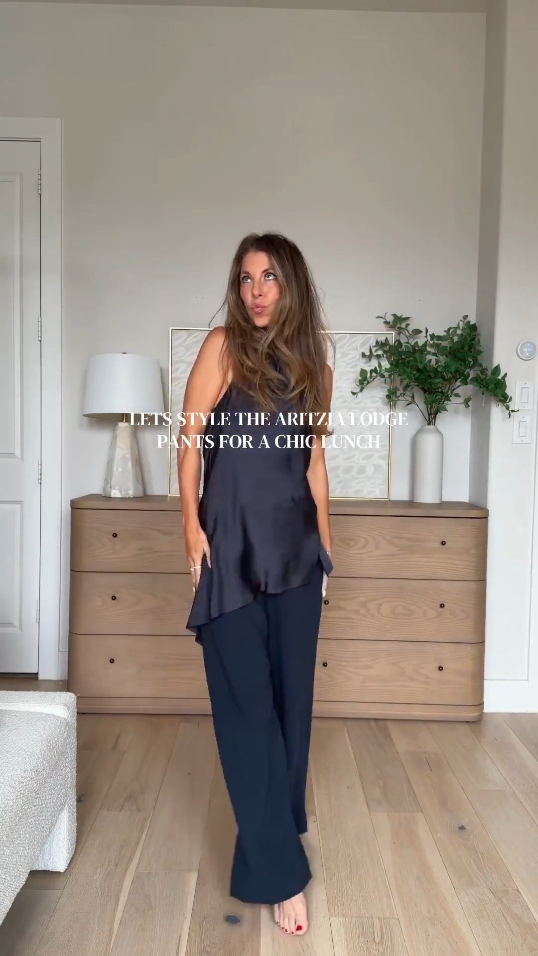 Zara asymmetrical halter top size small. Aritzia lodge pants size small. So good!!

#LTKdayinmylife #LTKootd #LTKgrwm