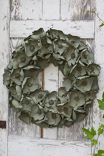 Dried Palm Pod Wreath | Anthropologie (US)