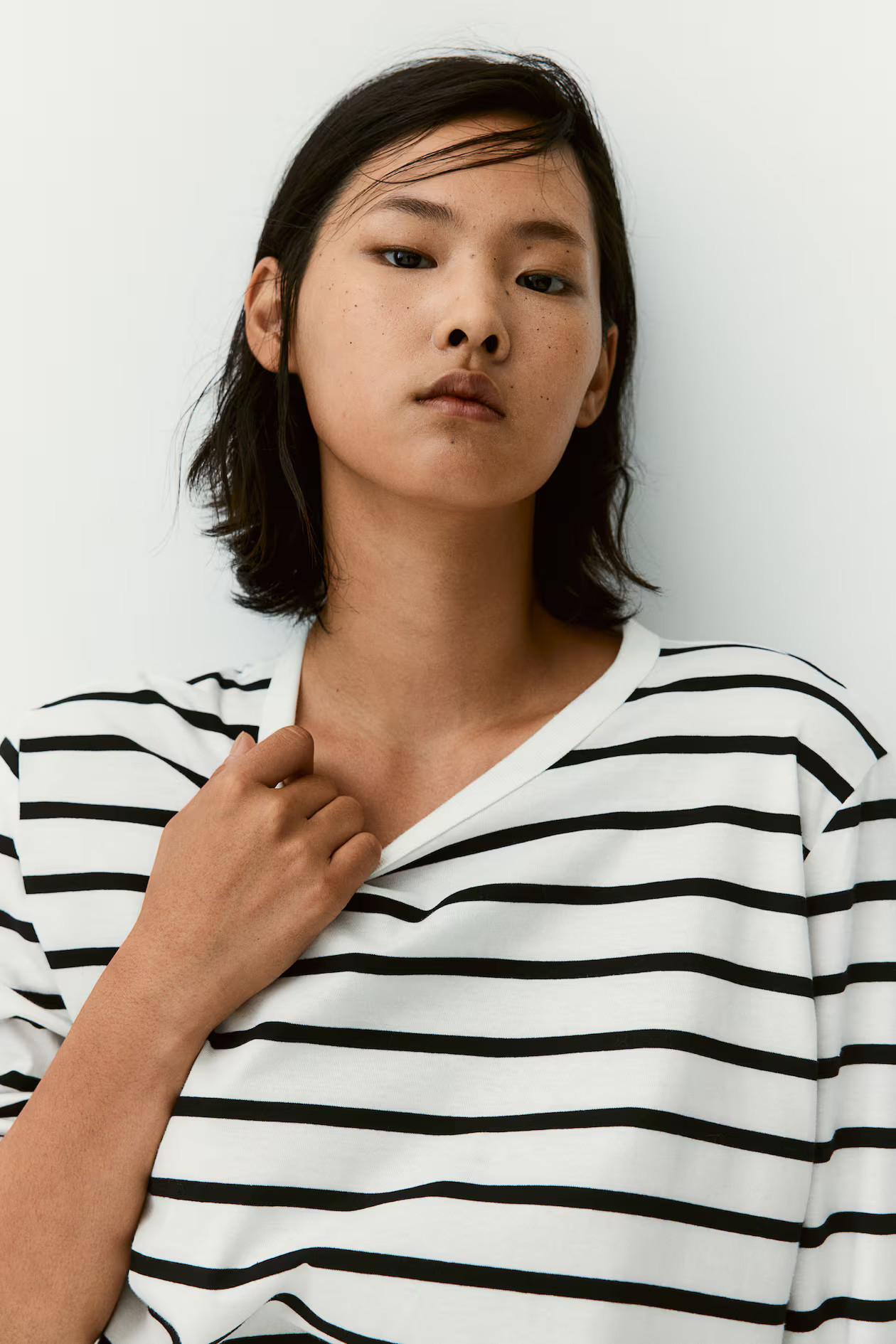 Top van katoenen tricot | H&M (DE, AT, CH, NL, FI)