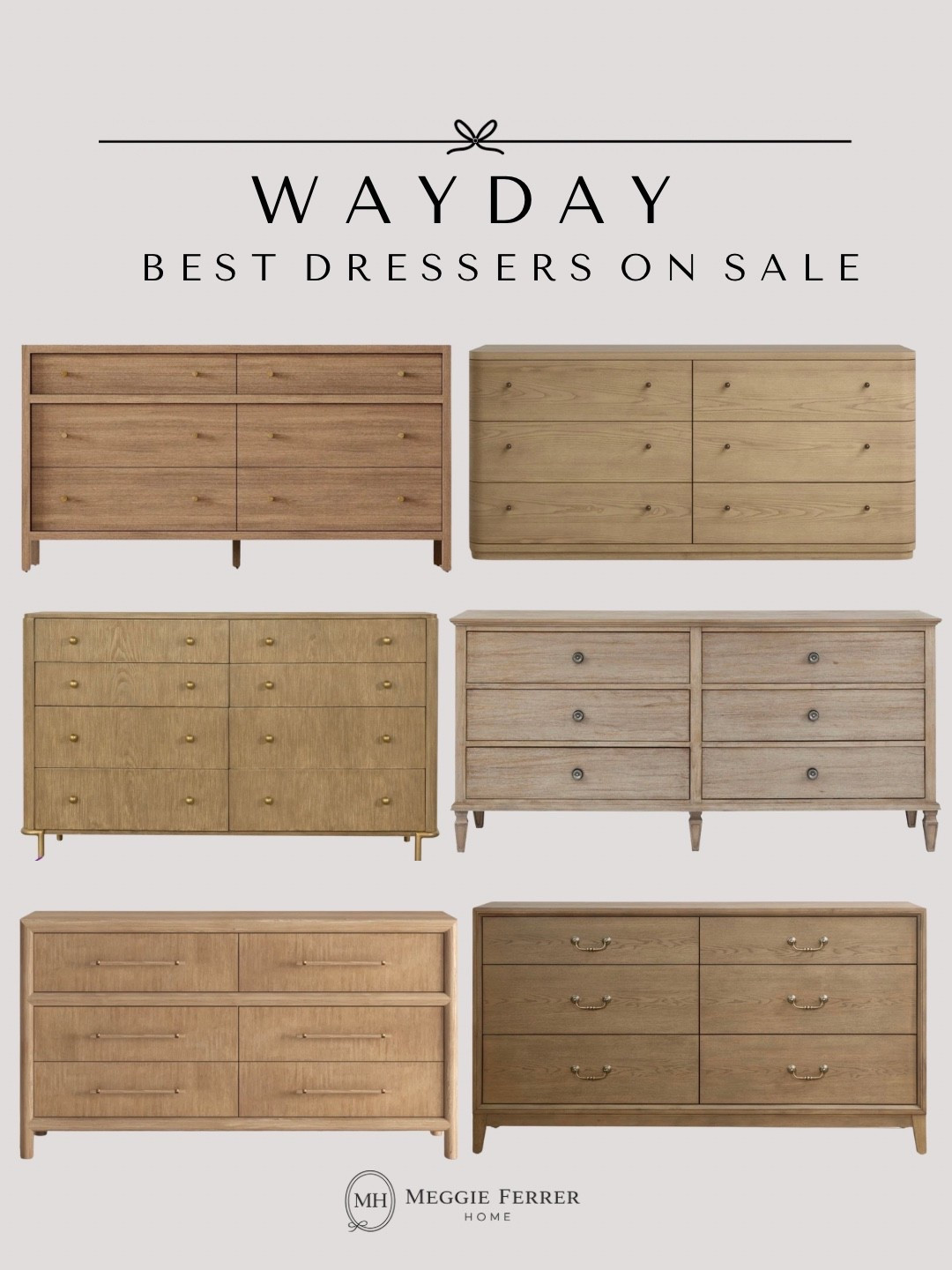 Obsessed with how many of these dressers give that designer look for less 🤎✨ I’ve been on the hunt for the perfect warm wood tones with clean lines… and Way Day is the time to grab them.

From modern to classic silhouettes, these are some of my favorite elevated pieces on sale right now 🙈

If you’ve been wanting to refresh your bedroom, this is your sign ✨



#wayday #ltkhome #wayfairfinds #bedroominspo #homedecorfinds

#LTKSaleAlert #LTKHome
