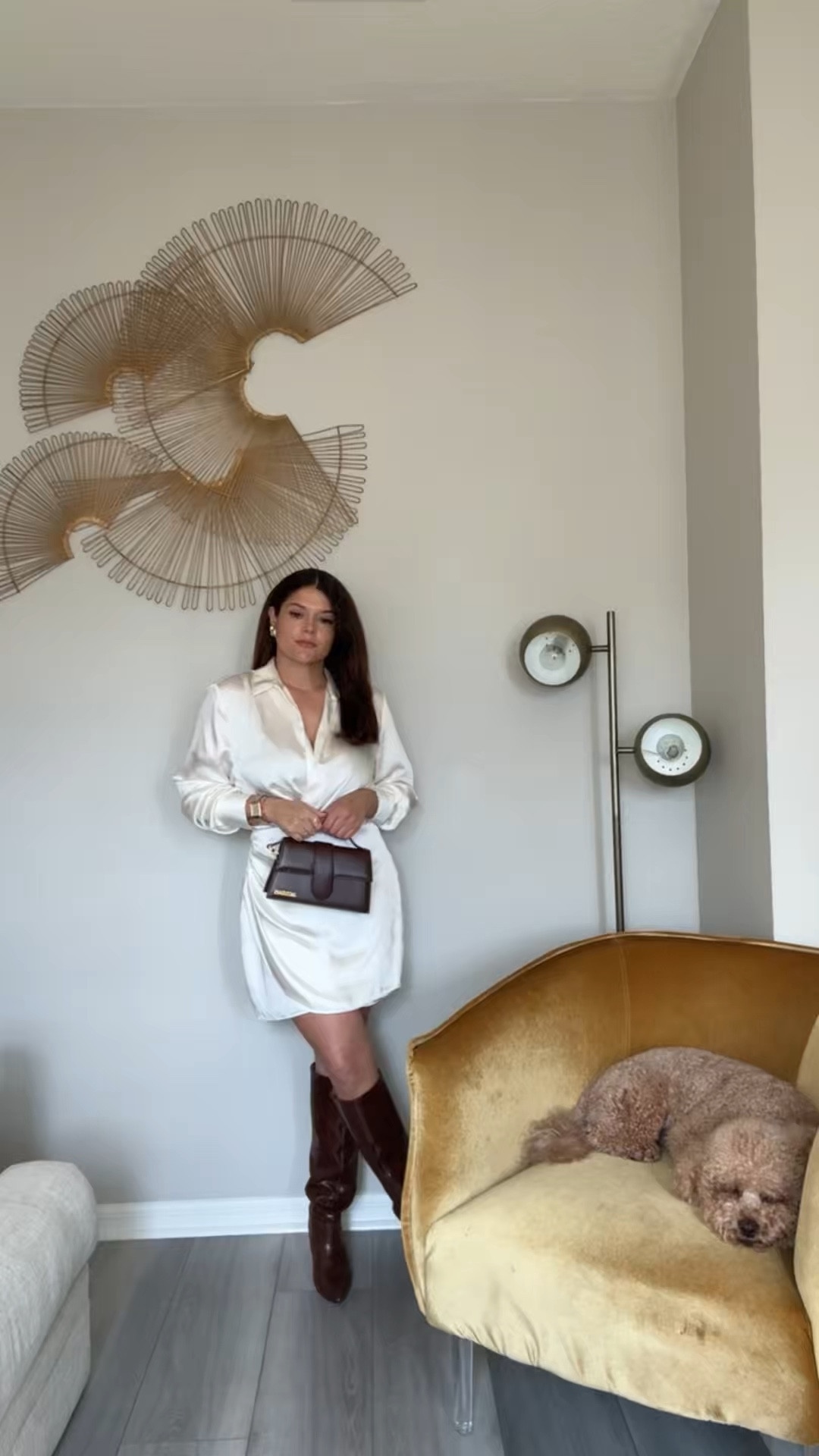 Cream Brown Style Tip Outfit
#thanksgivingoutfit  

#LTKMidsize #LTKHoliday #LTKParties