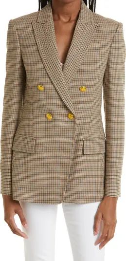 A.L.C. Sedgwick II Plaid Double Breasted Blazer | Nordstrom | Nordstrom