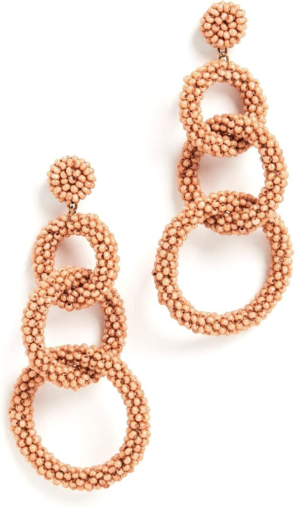 Deepa Gurnani Women's Deepa by Deepa Gurnani Ember Earrings, Dusty Pink, One Size | Amazon (US)