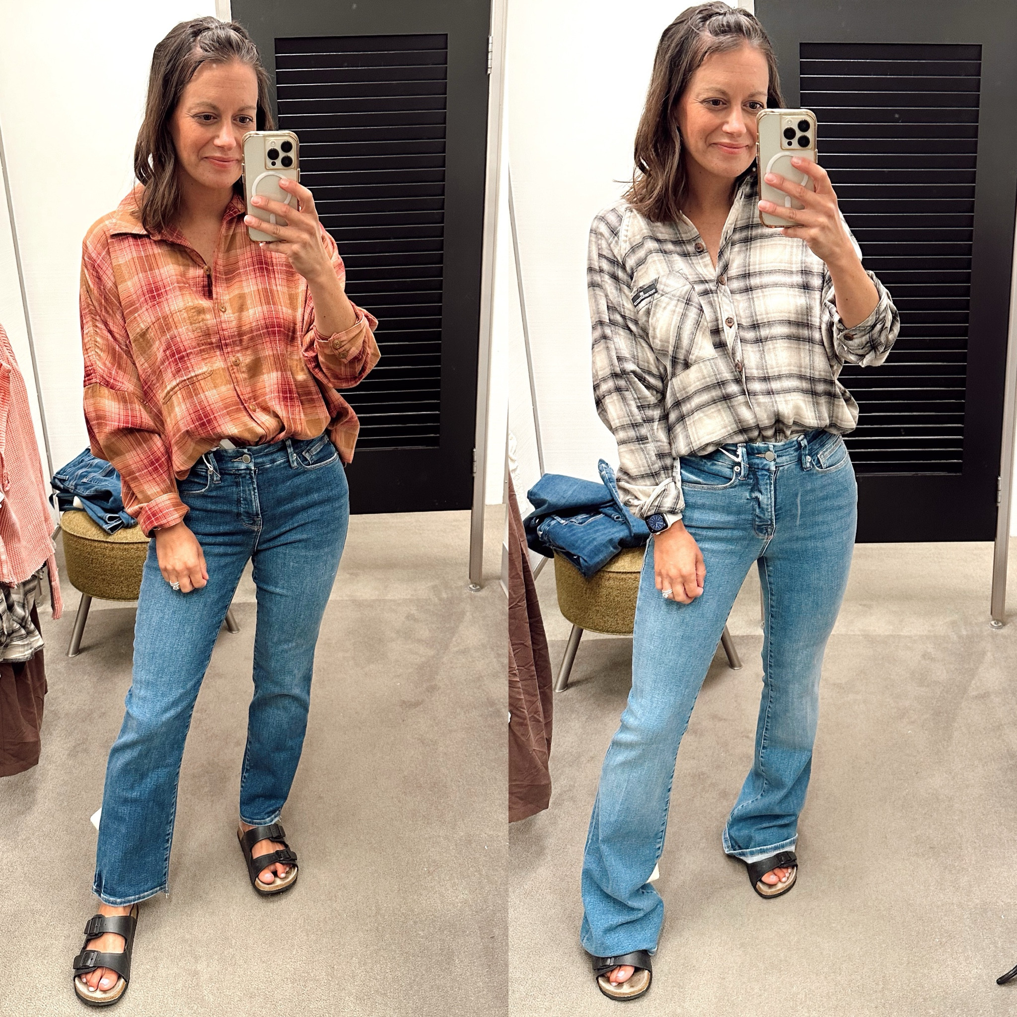 Nordstrom
Anniversary sale! Good American jeans run true to size - the flare jeans are way too long on me at 5’4” but if you are taller they are so good! Flannels run big!



#LTKxNSale #LTKOver40 #LTKSeasonal