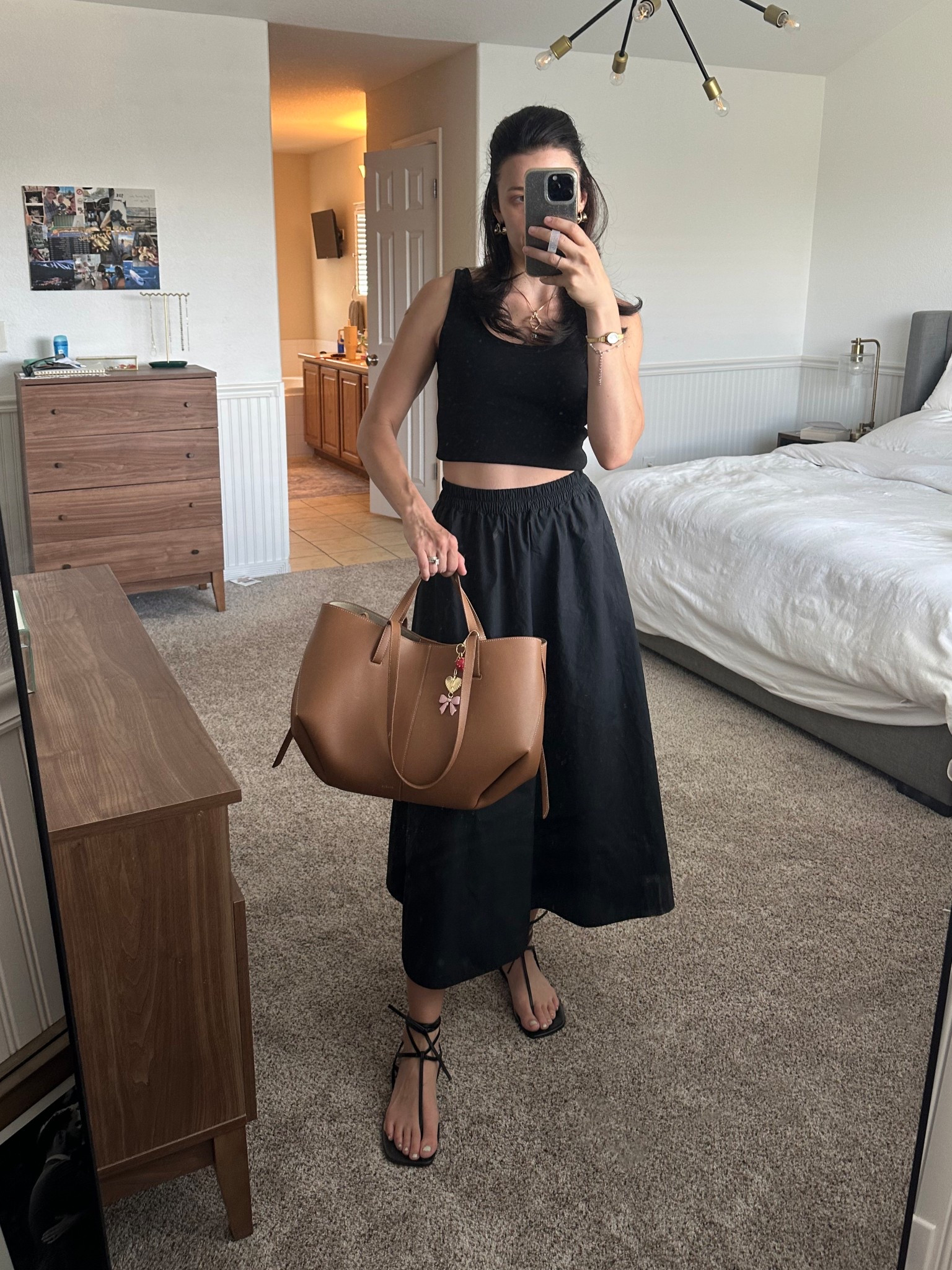 Summer outfits / summer brunch outfit inspo/ summer dinner outfit / summer outfit inspo / poplin skirt outfit / polene cyme / wrap sandals 

#LTKFindsUnder50 #LTKSeasonal #LTKStyleTip