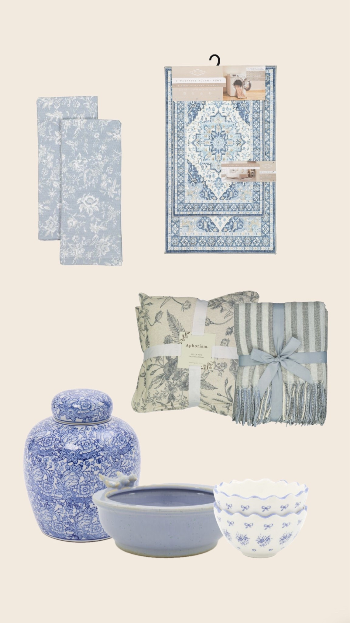 Blue decor for 2026 @tk Maxx 

#LTKspring #LTKspringtrends #LTKhome