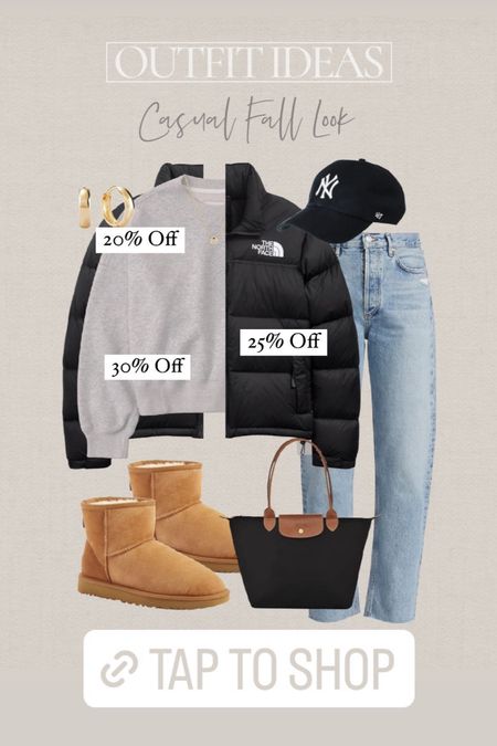 Fall Outfit Ideas 🍁 Casual Fall Look
A fall outfit isn’t complete without a cozy jacket and neutral hues. These casual looks are both stylish and practical for an easy and casual fall outfit. The look is built of closet essentials that will be useful and versatile in your capsule wardrobe. 
Shop this look 👇🏼 🍁 
P.S. Most of these items are included in Black Friday sales! The North Face Jacket is 25% off, earrings from Mejuri 20% off, sweatshirt from Abercrombie & Fitch is 30% off!



#LTKHoliday #LTKCyberweek #LTKGiftGuide