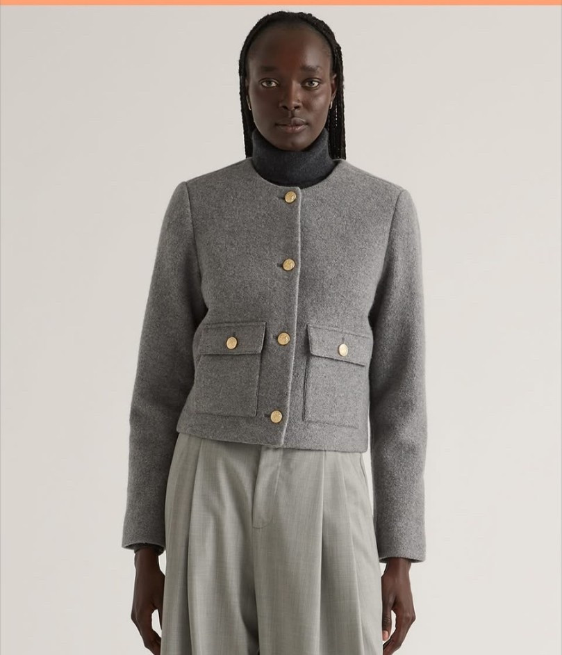 Quine’s 100% Merino Wool Collarless Cropped Jacket.
Now $90.00
You save 64%
From $248.00

#LTKFindsUnder100 #LTKSaleAlert