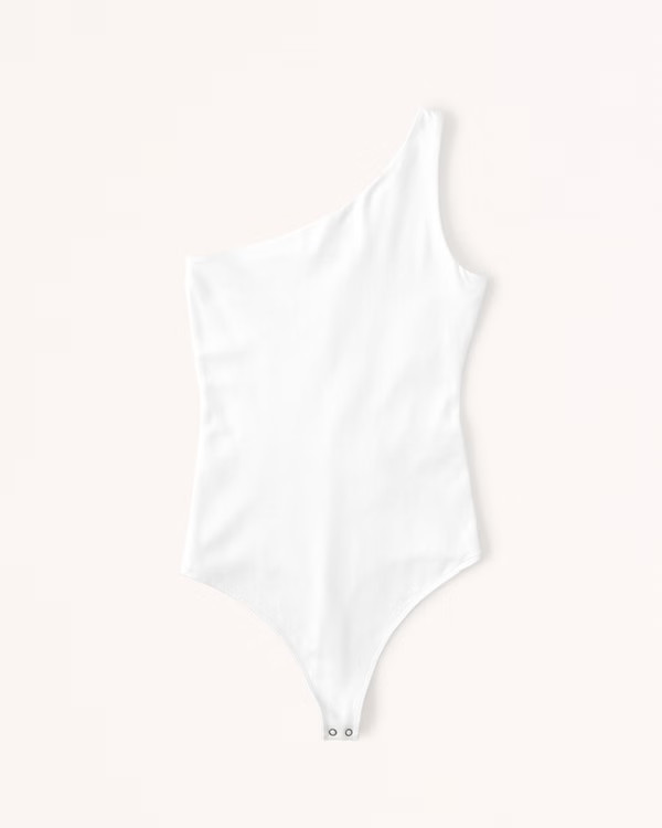 Women's One-Shoulder Essential Bodysuit | Women's Tops | Abercrombie.com | Abercrombie & Fitch (US)