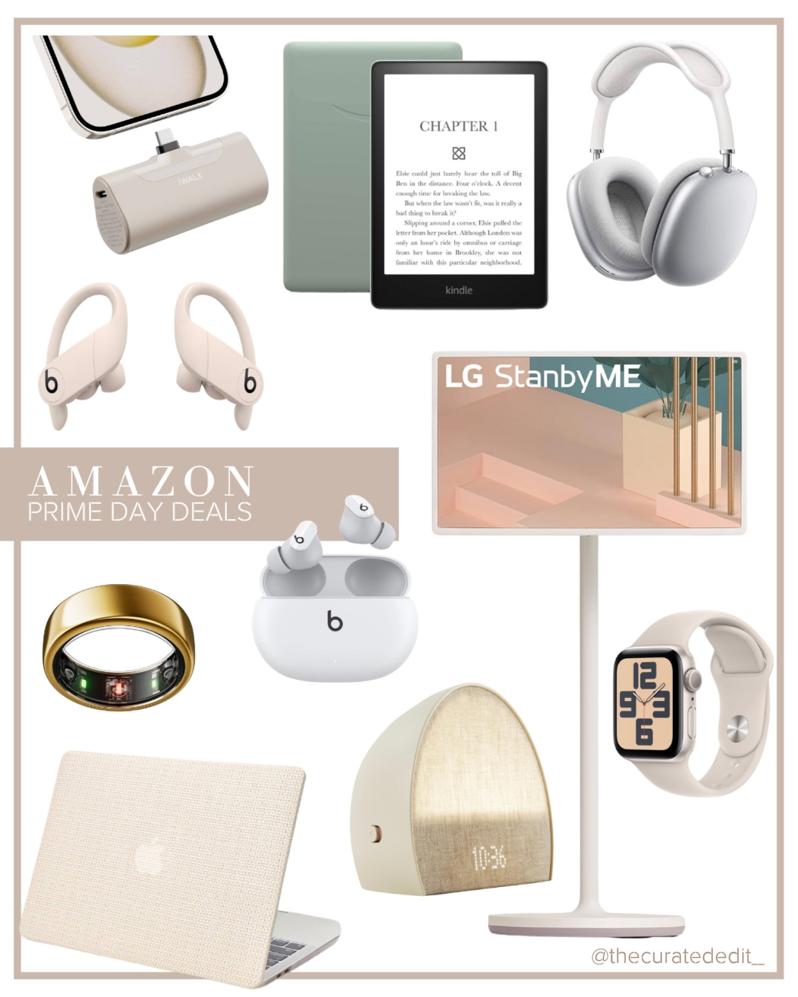 Amazon Prime Day Deals 💸

Neutral, college must-haves, it girl, Amazon , electronics, aesthetic, neutral aesthetic 