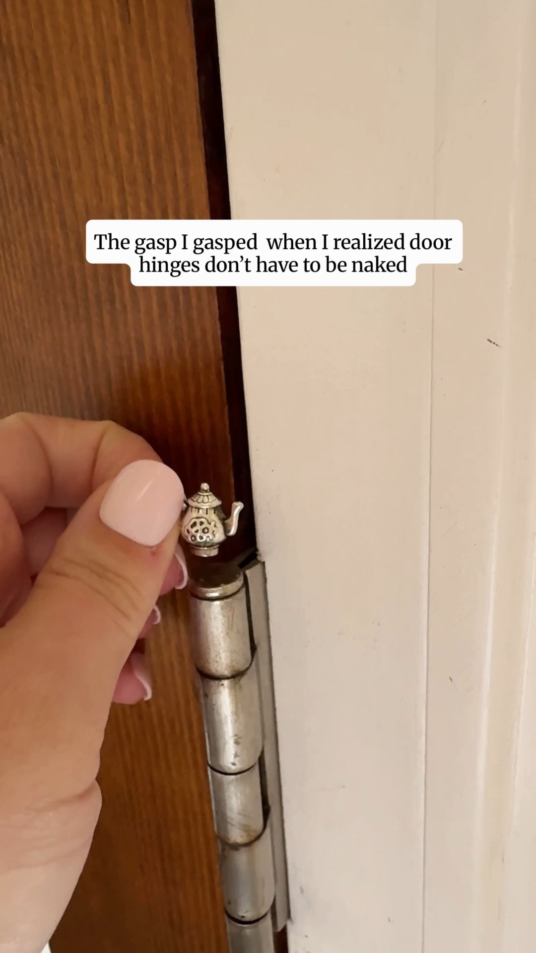 Door hinge toppers | whimsical gift idea | whimsical home design | home decor | inexpensive, fun gift | teapot decor | tea cups |

#LTKHome #LTKdayinmylife