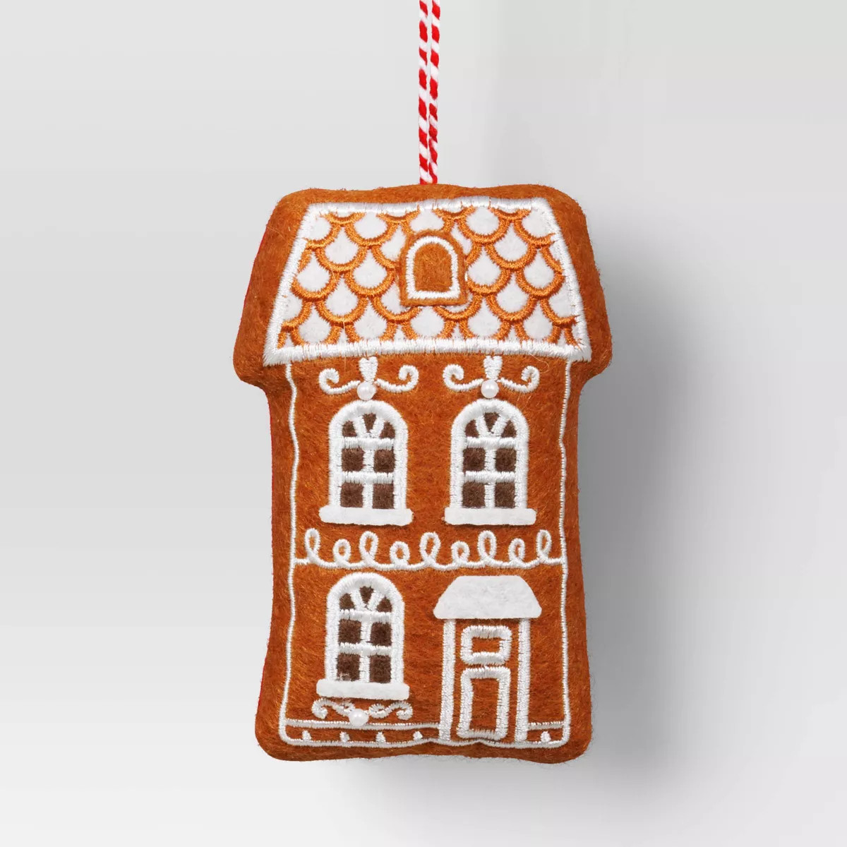 Christmas Fabric Gingerbread Shingle Roof House Ornament - Wondershop™ | Target