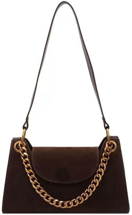 2025 New Retro fashion Medium Flap Crossbody Handbag Soft Vegan Leather Clutch Purse Y2K Purse | Amazon (US)