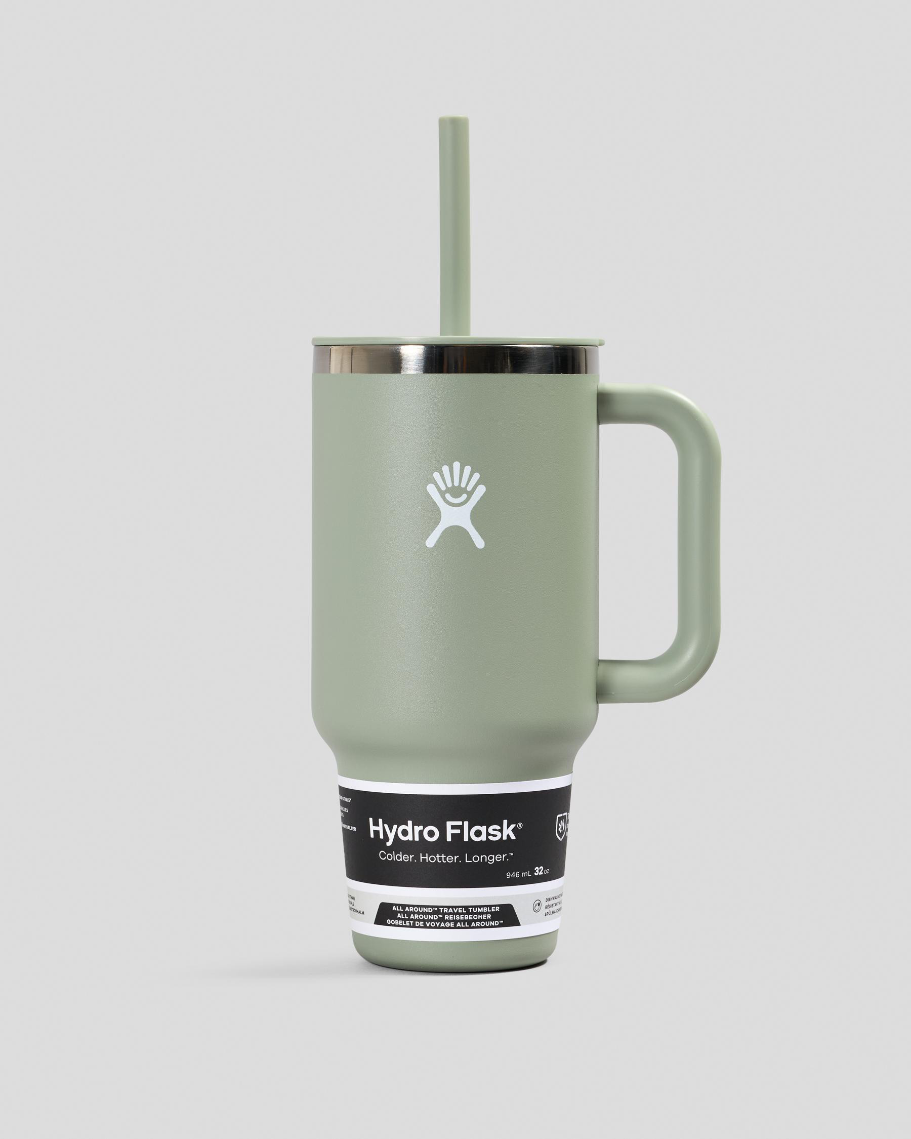 Hydro Flask 32Oz Travel Tumbler With Straw Lid in Blue | City Beach (ANZ)