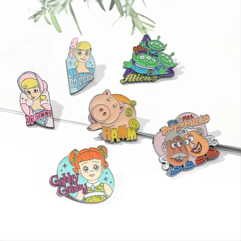 1pc Cartoon Brooch Toy Story Funny Funny Cartoon Cute Alloy Brooch | Temu Affiliate Program