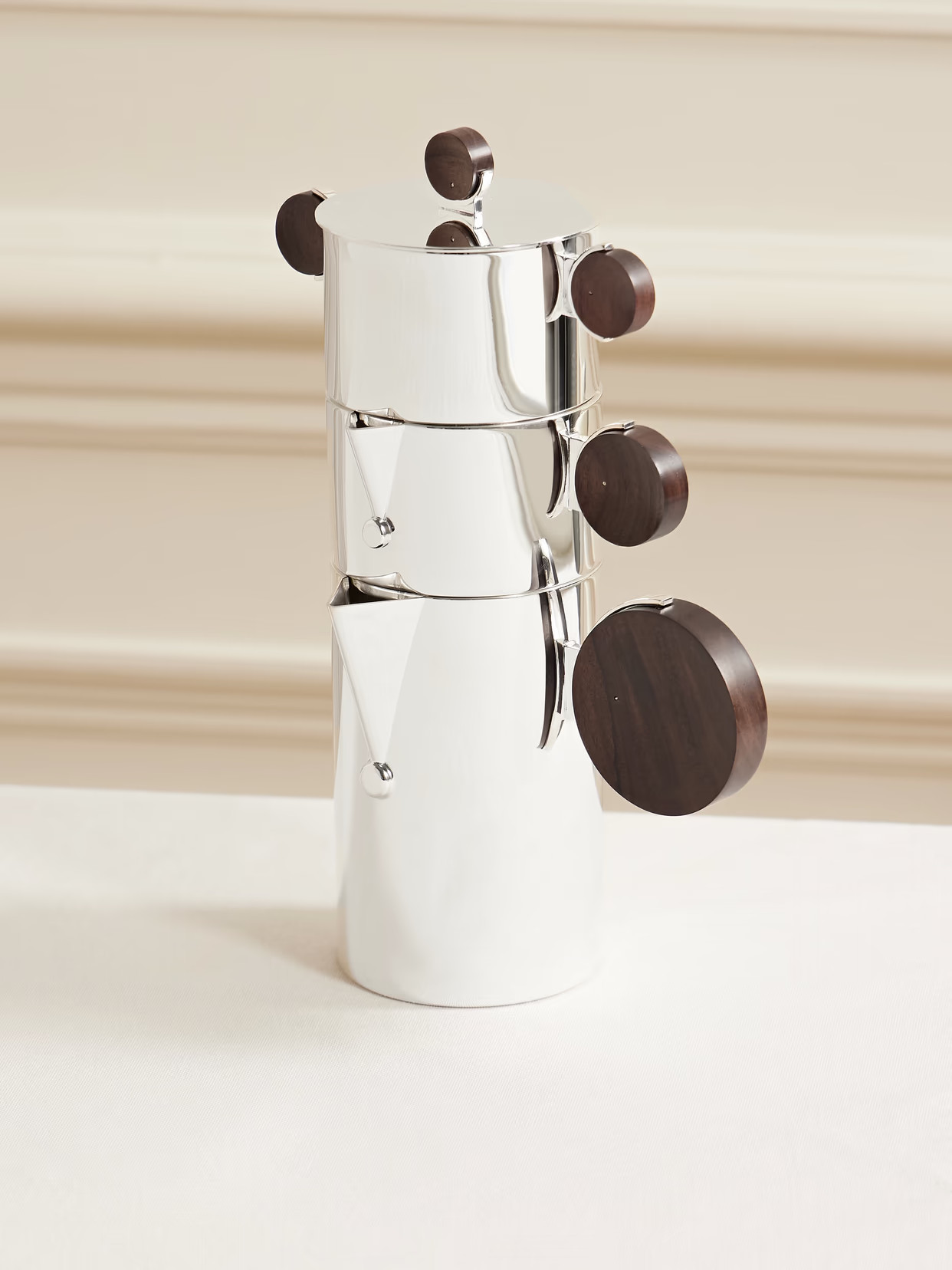 Christofle - Gigogne Silver-plated And Wood Coffee Pot - One size | NET-A-PORTER (US)